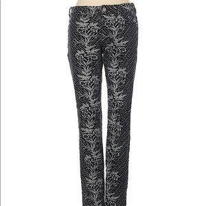 Pilcro Anthropologie navy print cords